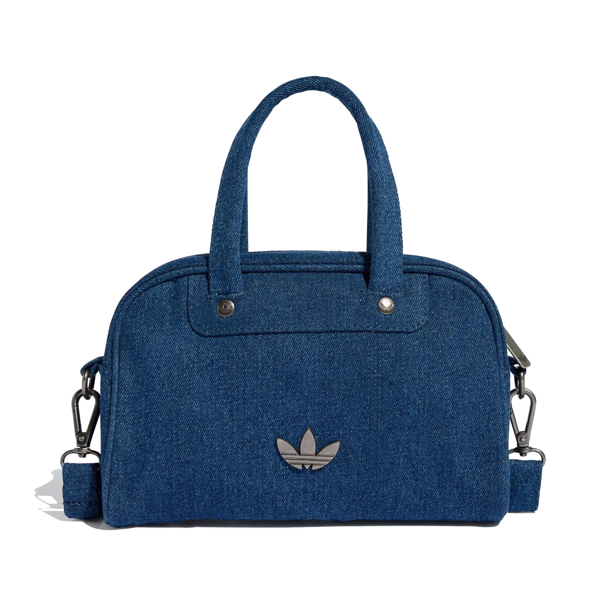 adidas Adicolor Mini Bowling Denim Borsa a tracolla, blu navy, NS, Classico