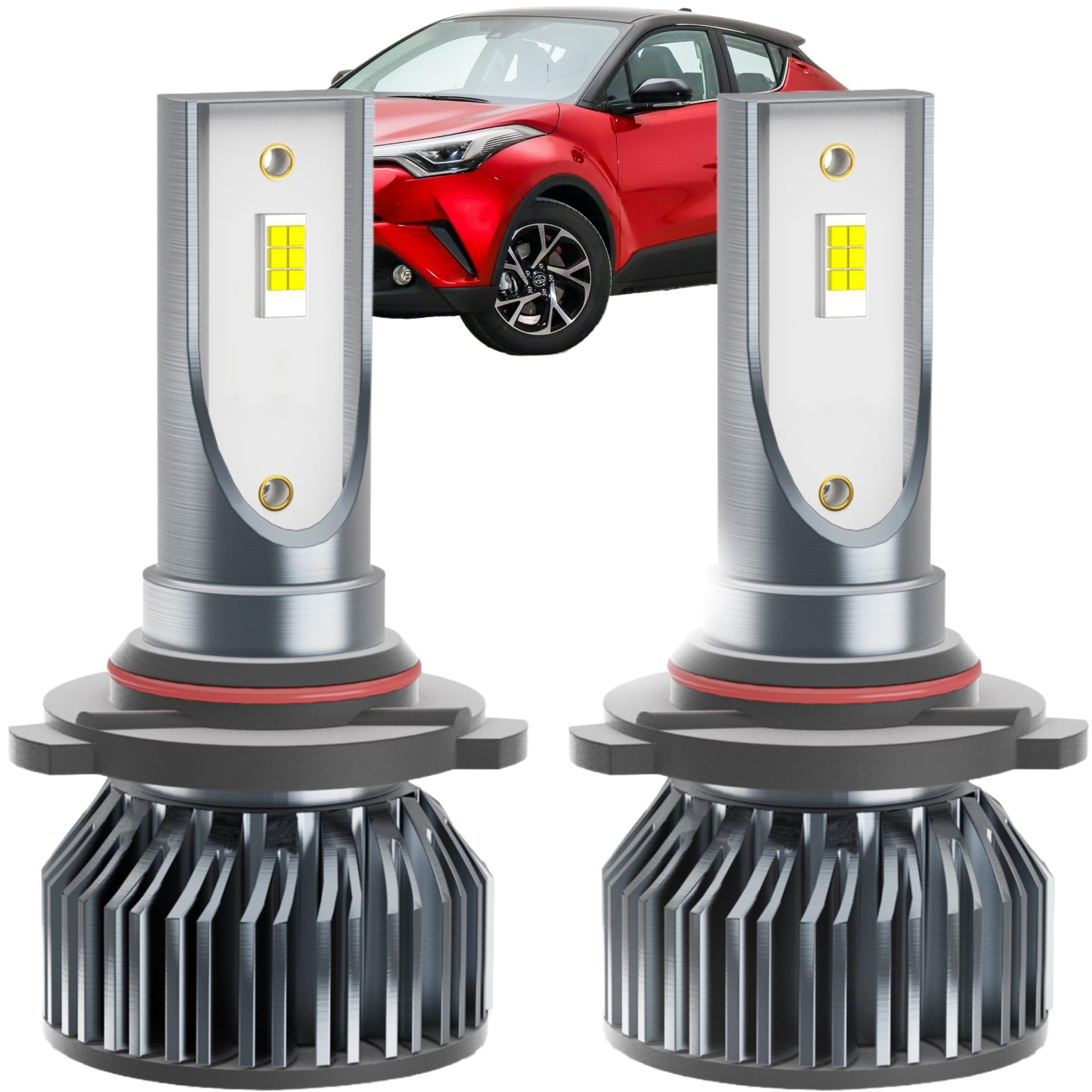 C-HR Dedicated Accessory,Fit for 2018 2019 C-HR,9012 Hi Lo Beam,Plug and Play,No Errors,Pack of 2