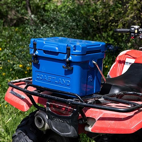 Miniatura 7 de Coastland Bay Series Cooler Premium - Enfriador rotomoldeado aislado para uso diario, pequeño baúl de hielo para espacios reducidos, juegos de