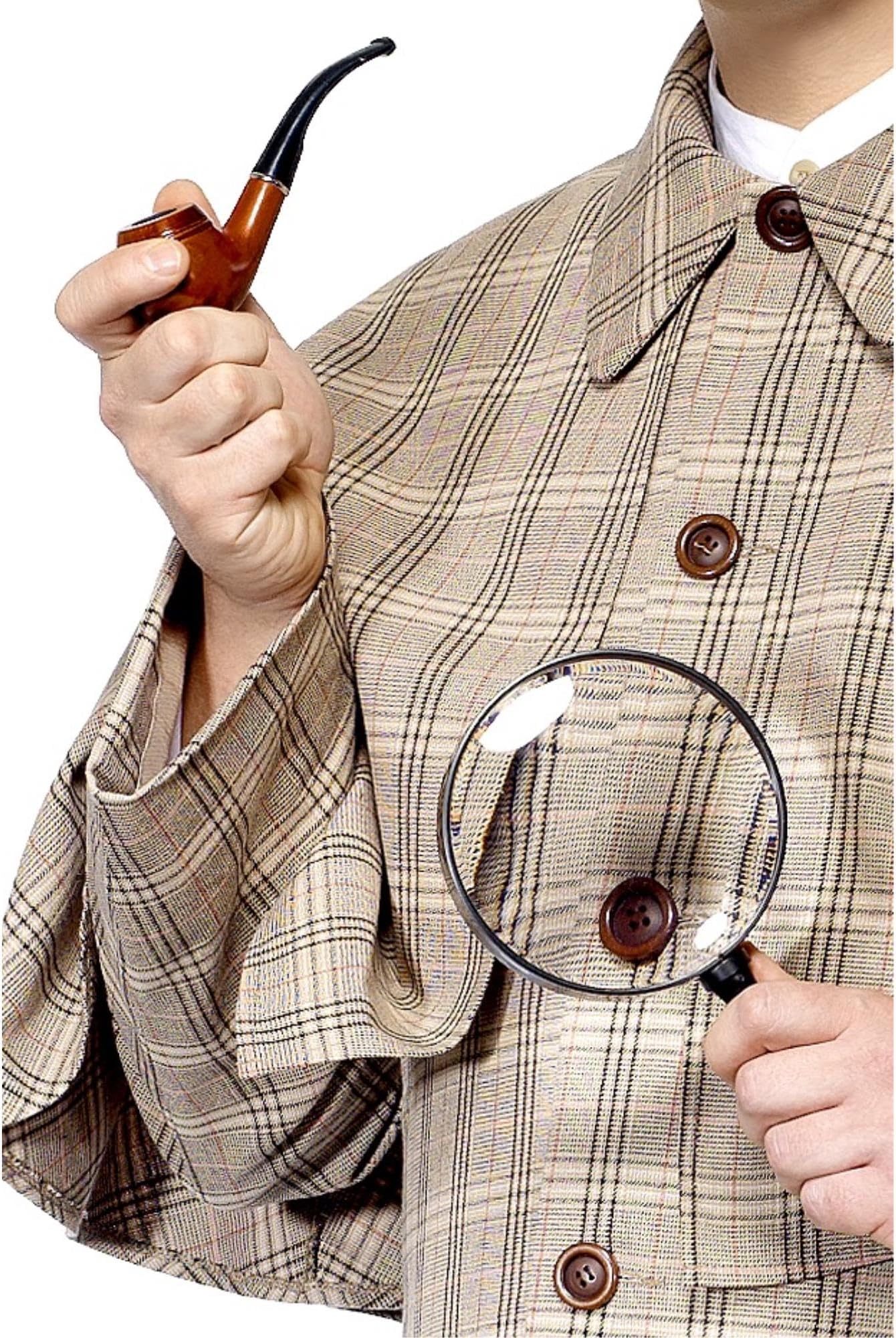 Sherlock Holmes Kit Costume Accessory Set,Multi,Standard