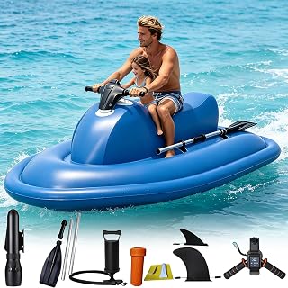 Wassermotorrad für Elektro-Scooter für 2 Personen | Jetboat 500 W/700 W, großer Akku, einstellbare Geschwindigkeit zum Schnorcheln im Pool für Erwachsene