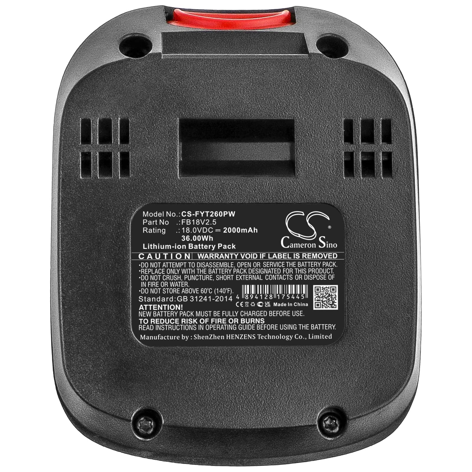 Cameron Sino Battery for Flymo EasiTrim 250, EasiTrim 250 18V Cordless Gras, UltraCut 500, UltraCut 500 18V Cordless Hedg, UltraReach 420, UltraReach