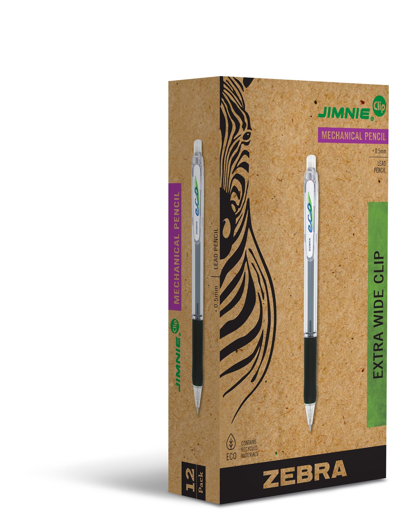 Matita meccanica Zebra Tapli da 0,5 mm, MN5, ideale per l