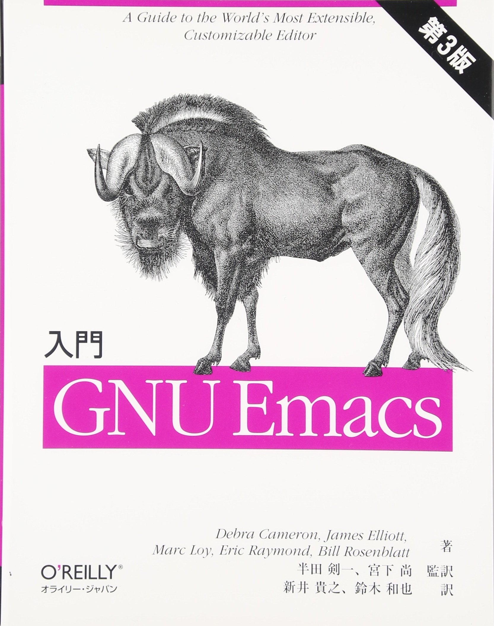入門 Gnu Emacs 第3版 Debra Cameron James Elliott Marc Loy Eric Raymond Bill Rosenblatt 宮下 尚 半田 剣一 宮下 尚 半田 剣一 新井 貴之 鈴木 和也 本 通販 Amazon