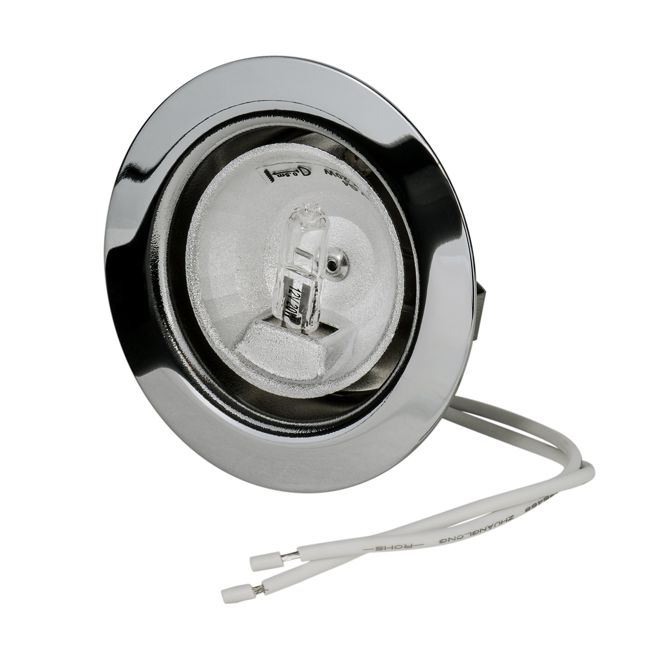JungesLicht Lot de 3 lampes halogènes encastrables 12 V G4 20 W trou de perçage 55-60 mm