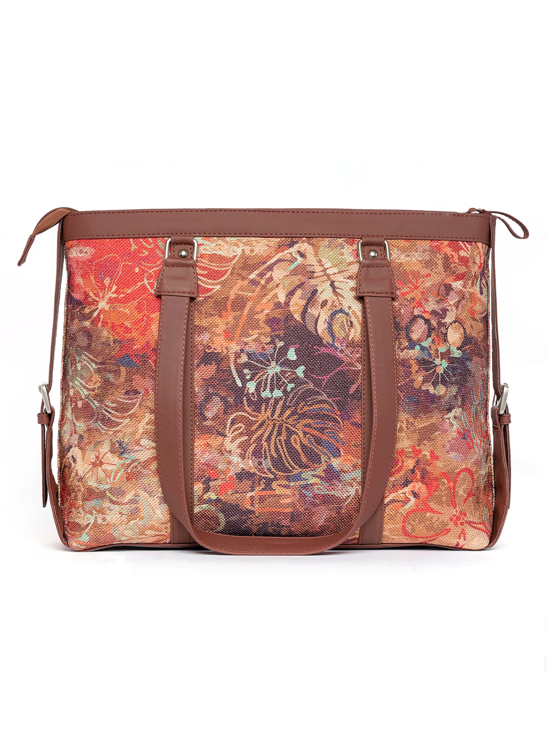 ZOUKOffice Bag | Stylish Bags for Office Use | Laptop Bag 15.6 inch | Stylish Tote for Office Use | Purse for Women | Vegan Leather Handbag | Daily & Travel Use |