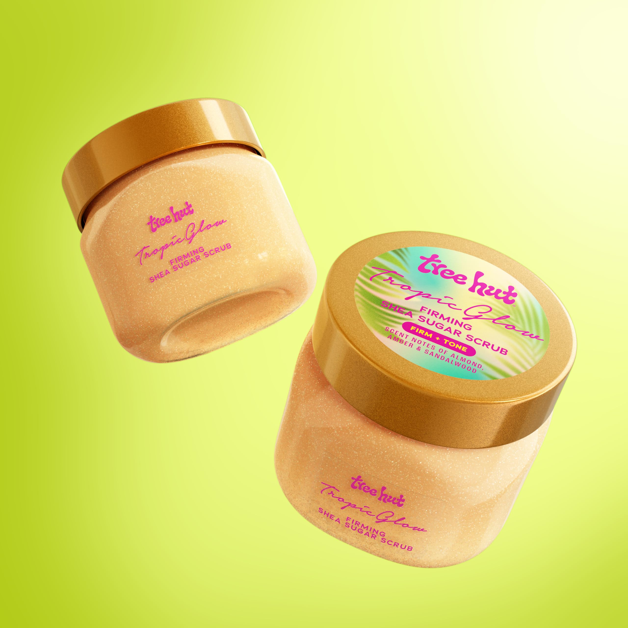 Tree Hut Mini Tropic Glow Shea Sugar Scrub, Exfoliating Body Scrub, Travel Size, 3.4 oz - 5