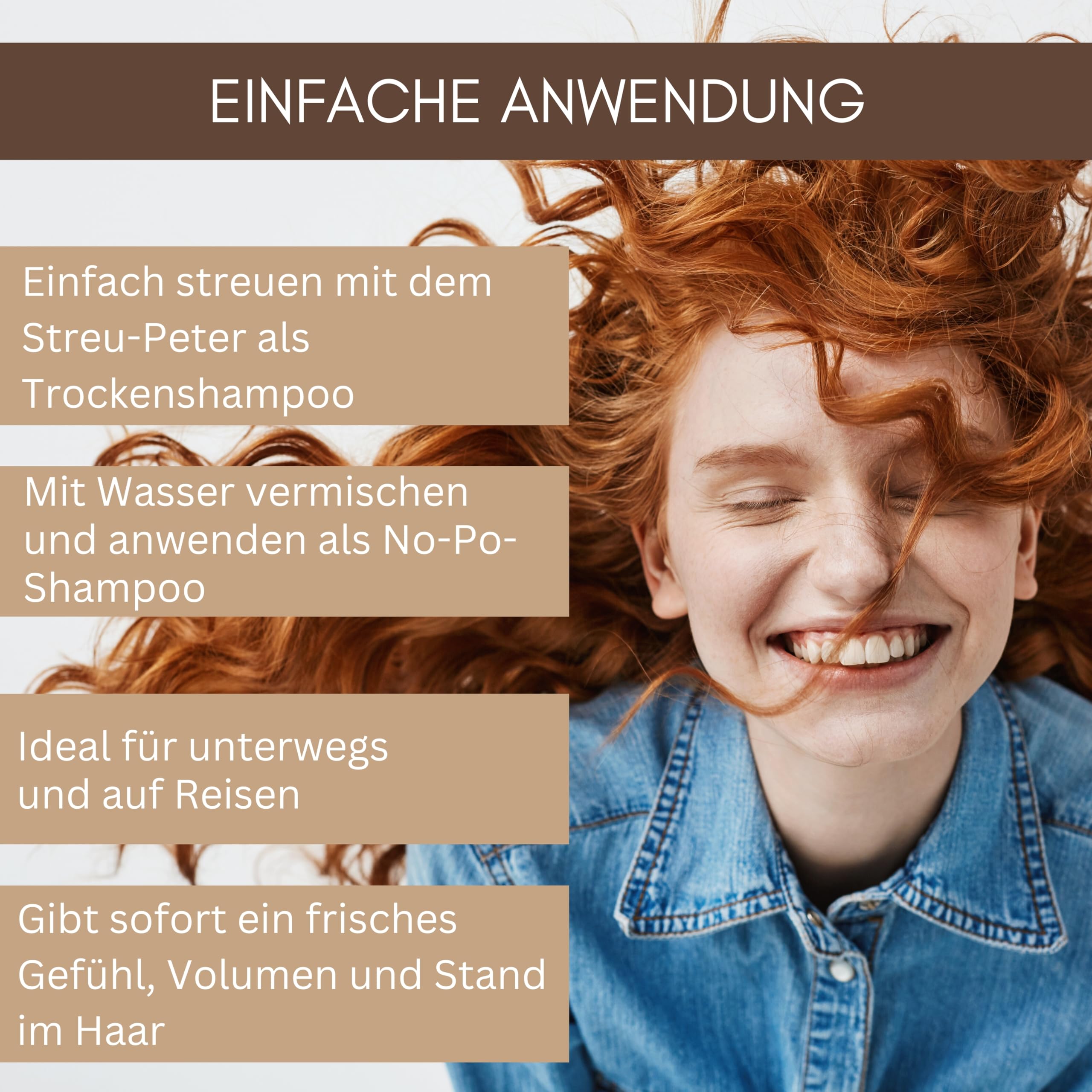Thats me Organic SPAR-SET BIO Volumen-Wunder: No Poo Trockenshampoo + "Streu-Peter" 2 in 1 90g – Natürliches Styling Powder sorgt für Volumen und Pflege ohne Chemie – für trockene Kopfhaut