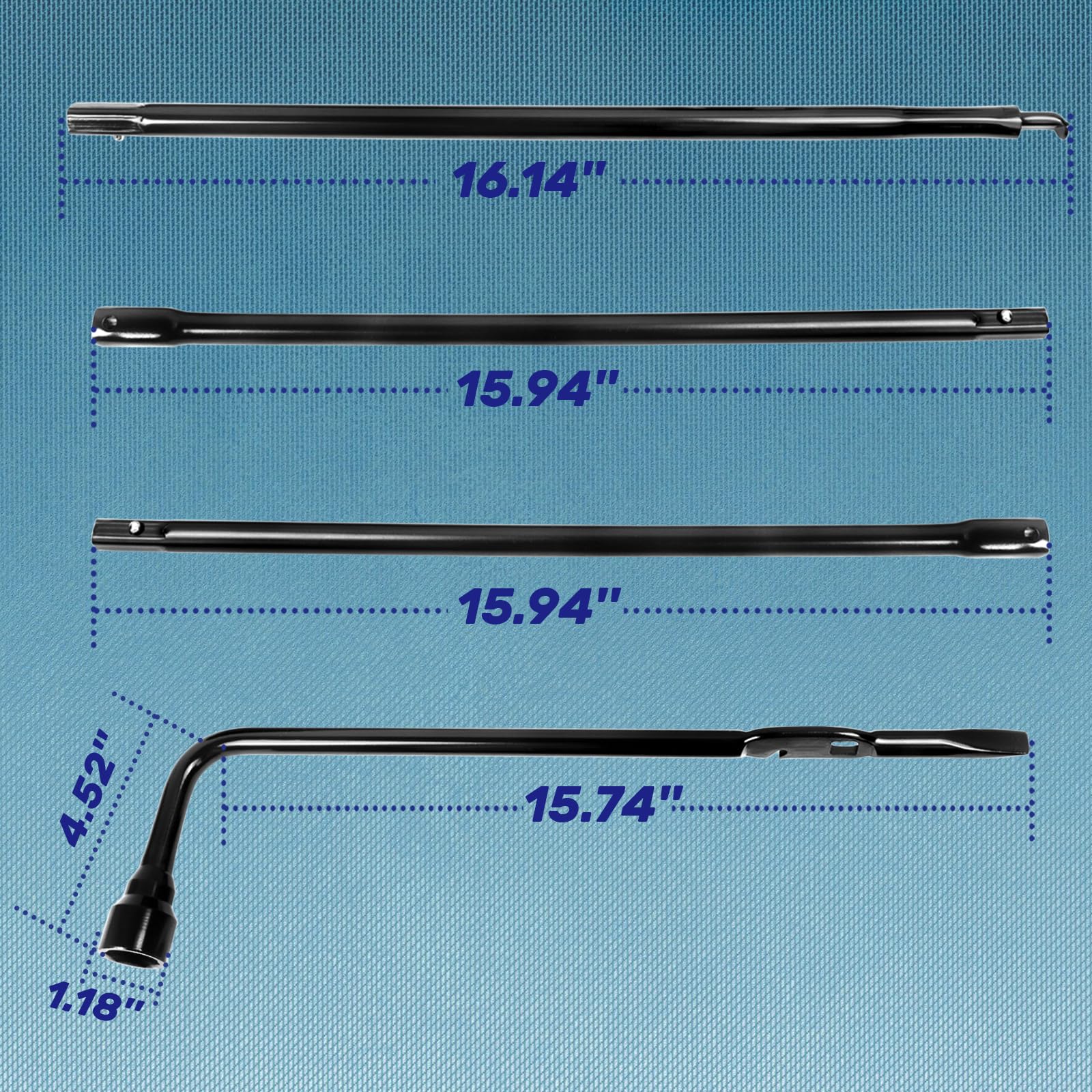 Lug Nuts Spare Tire Wrench Tool Kit For Chevy Tahoe Suburban Silverado Avalanche
