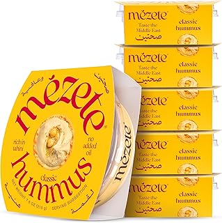 Mezete Classic Hummus Dip | Preservative-Free | All-Natural | On the Go ...