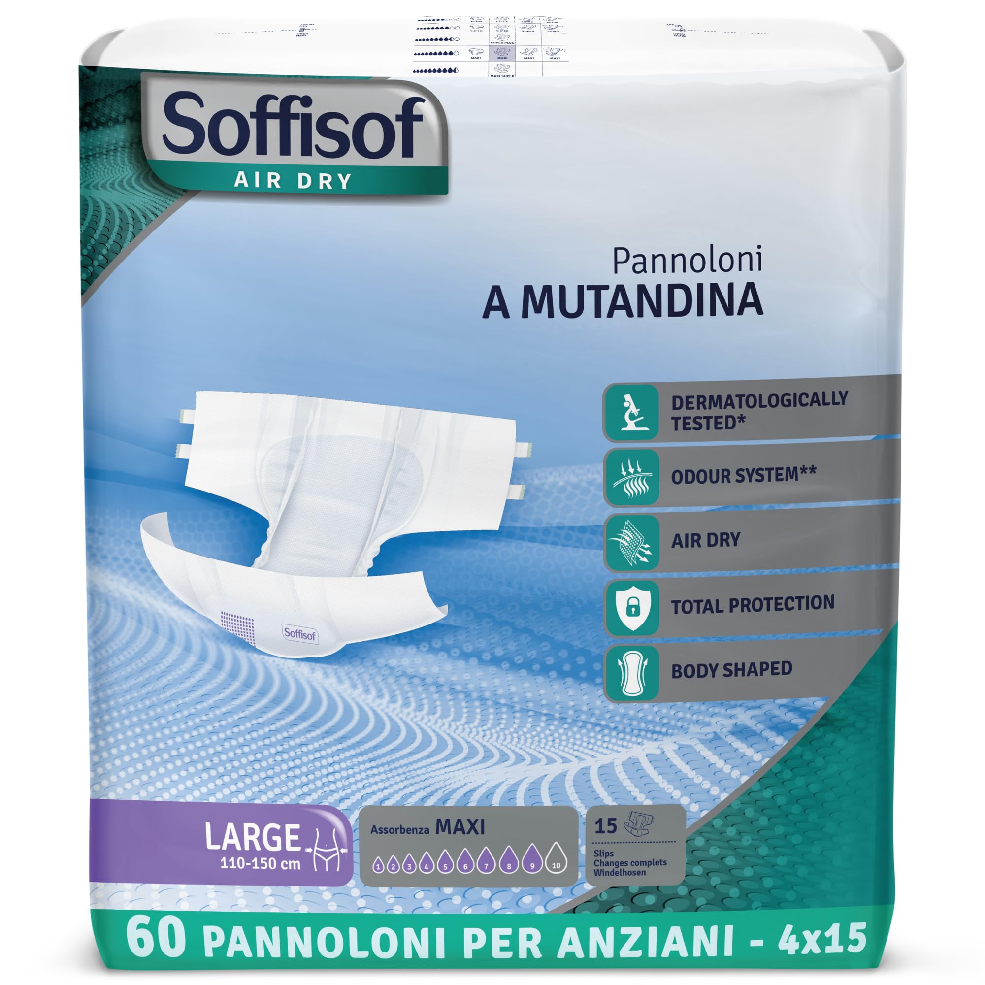 Soffisof Adesivi Air Maxi M L XXL XXXL Multipack