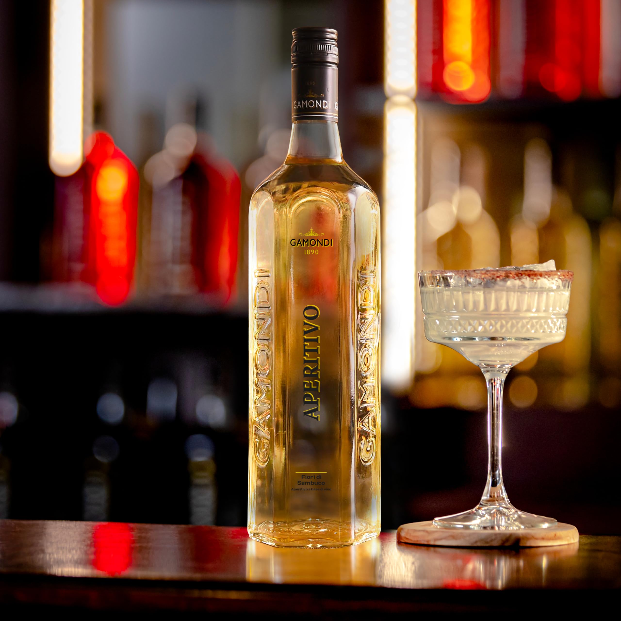 GAMONDI Aperitivo a base di vino - Fiori di Sambuco - 1L