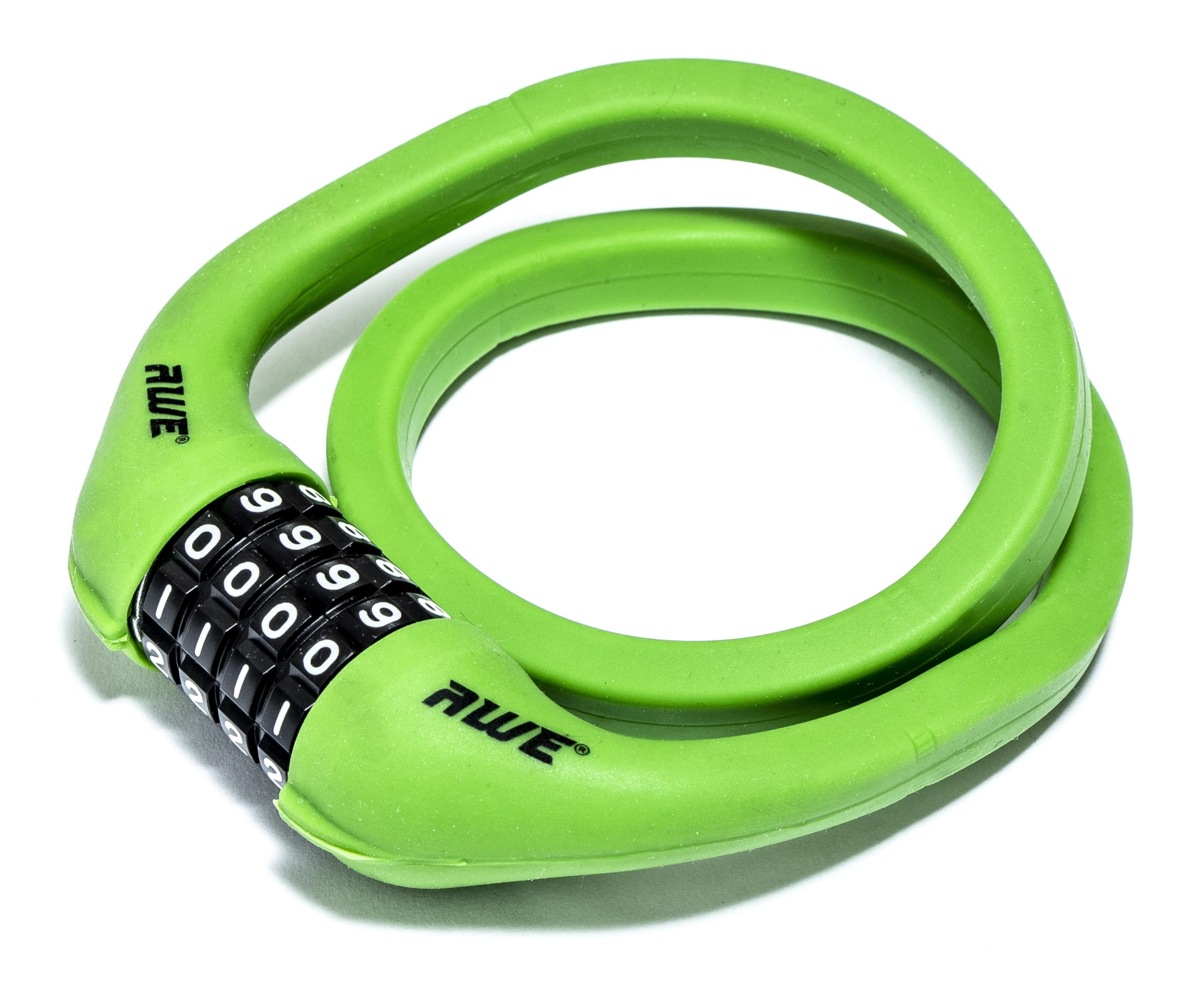 Awe Awe® Shape Memory 900Mm X 12Mm Silicone Combination Bicycle Lock