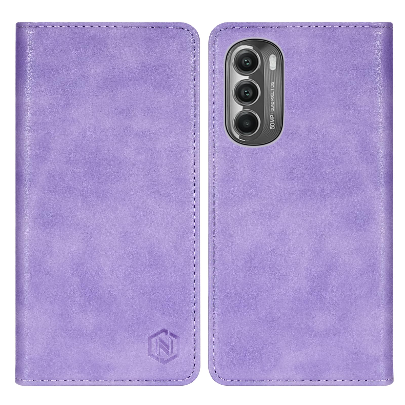 Neiye Motorola Moto G 5G 2022 Wallet Case with [RFID Blocking] Card Slot Stand Strong Magnetic Flip Fold Leather Protective Phone Case for Motorola Moto G 5G 2022 Case Wallet(6.5 inch-Lavender)