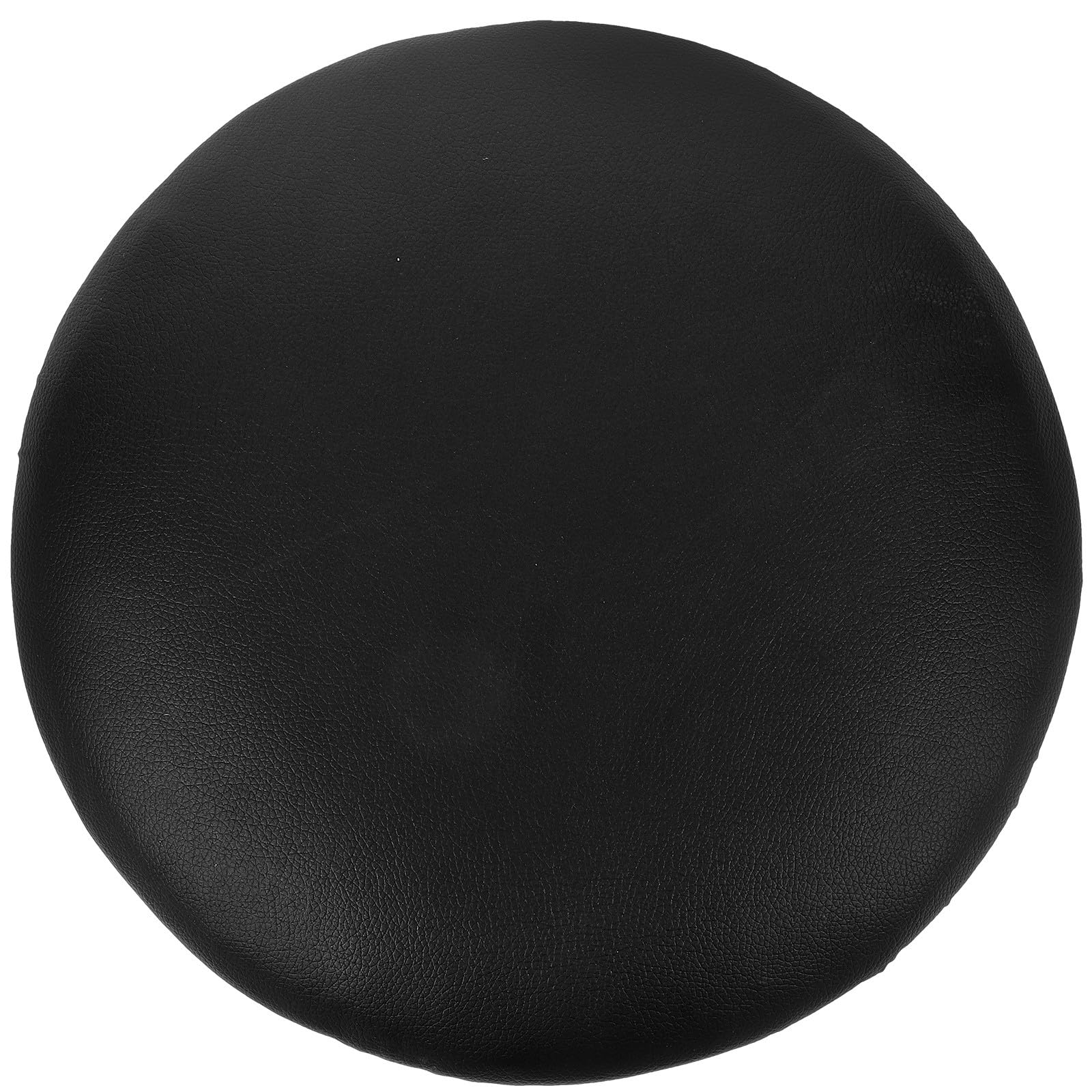 Coussin de tabouret rond en cuir noir antistatique pour chaise de bureau
