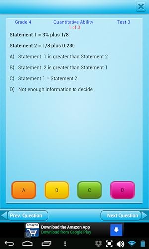 QVprep Lite Escola Edição: Grade 3 4 5 6 7 8 9 10 Quantitativos e Verbal Capacidade de testes prátic