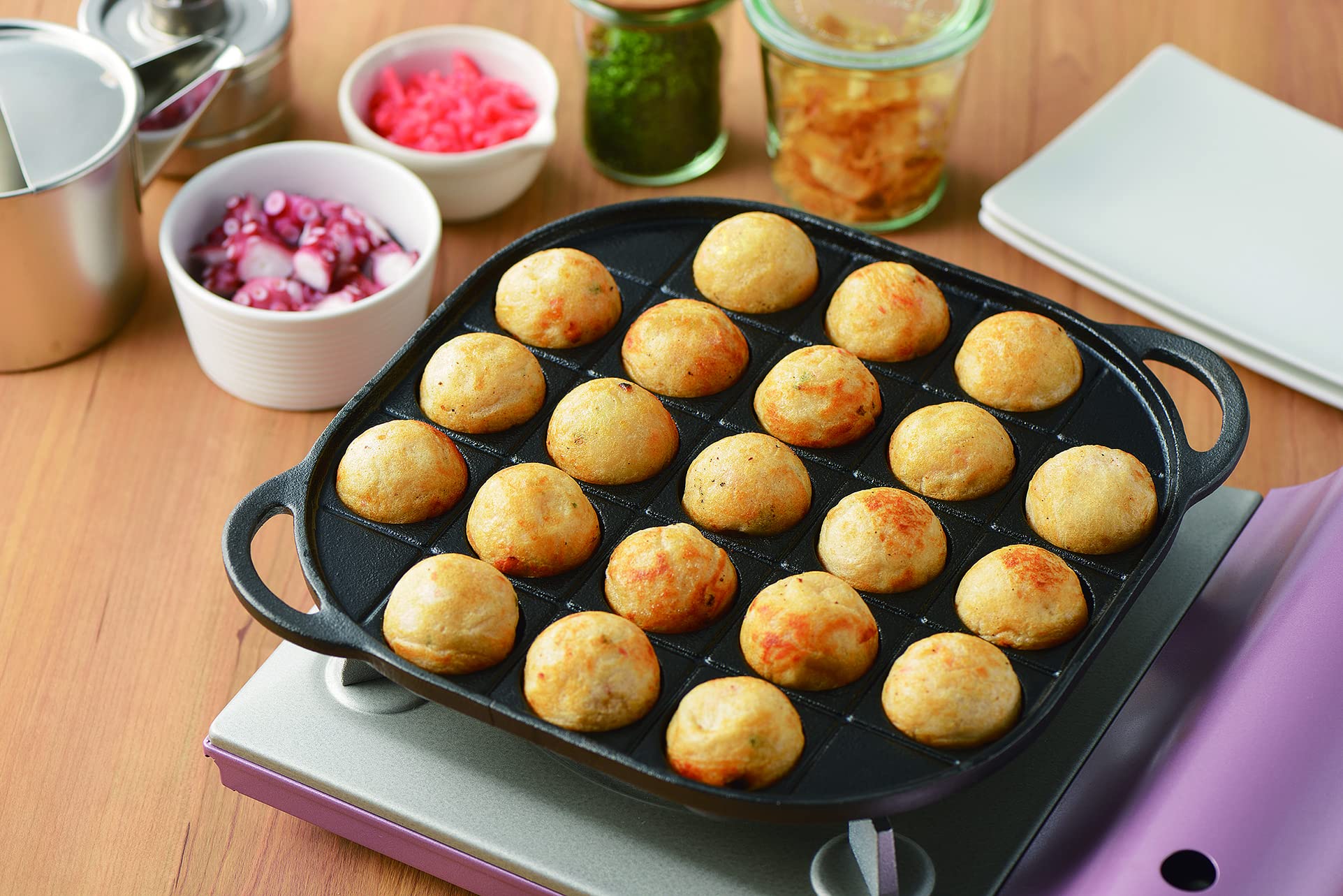 Amazon.co.jp: 【オンライン限定】 パール金属 たこ焼きプレート 21穴