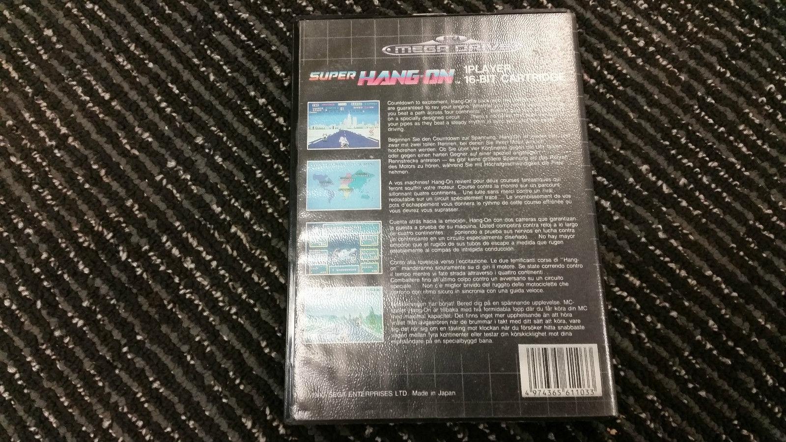 Jeu Super Hang-On Sur Mega Drive (MD), Version Japonaise NTSC-J, Complet, Très Bon état