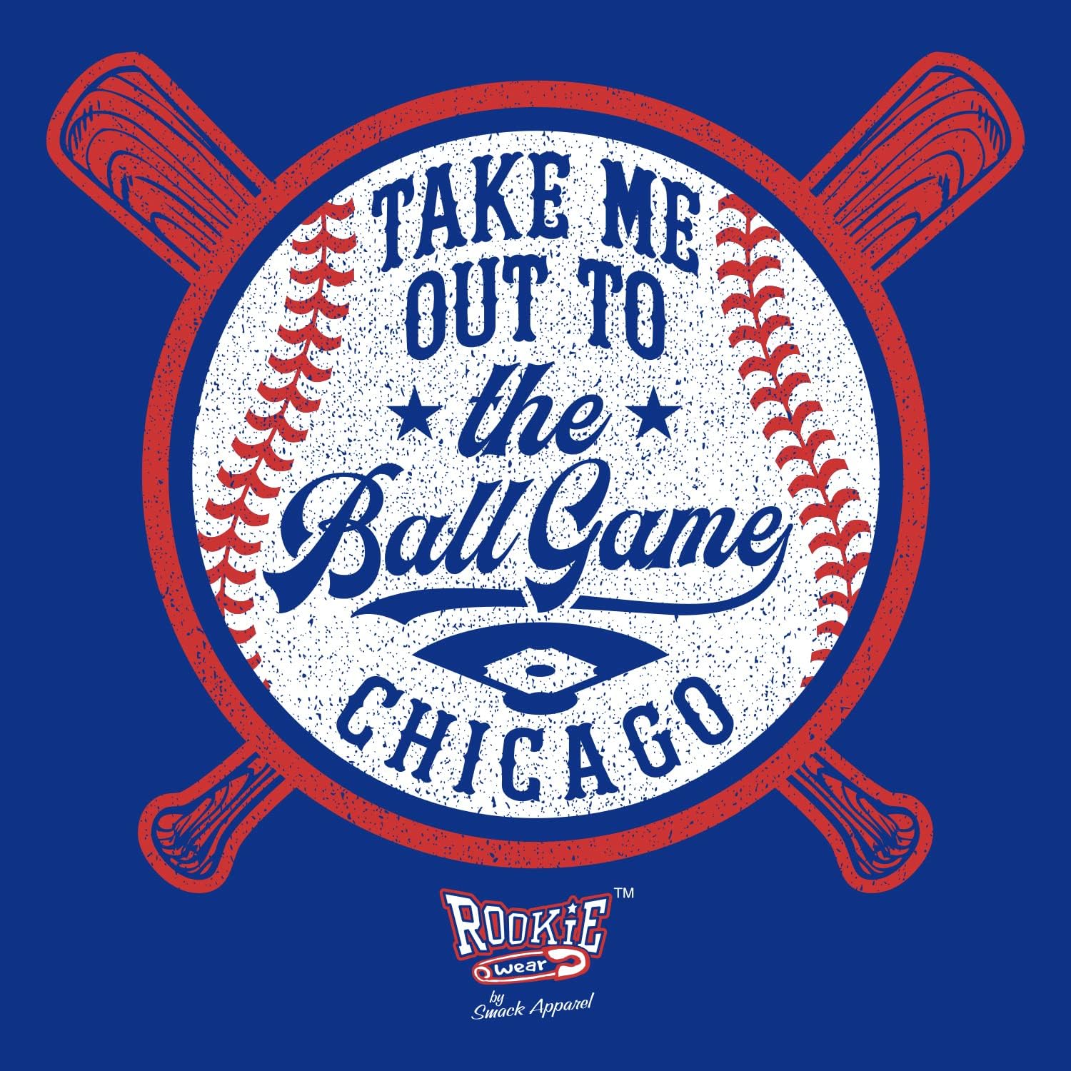 Take Me Out to The Ball Game Baby Apparel for Baseball Fans (NB-7T) - Image 2