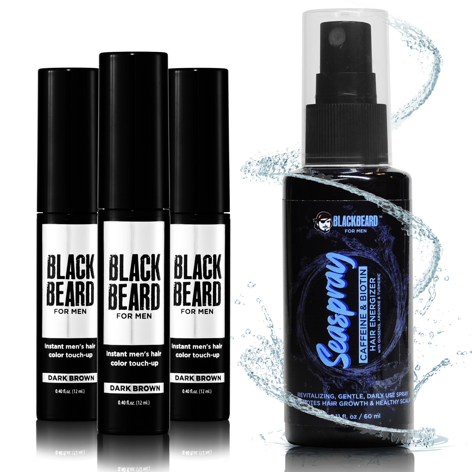 Amazon.com : Blackbeard for Men Formula X Beard Color & Seaspray