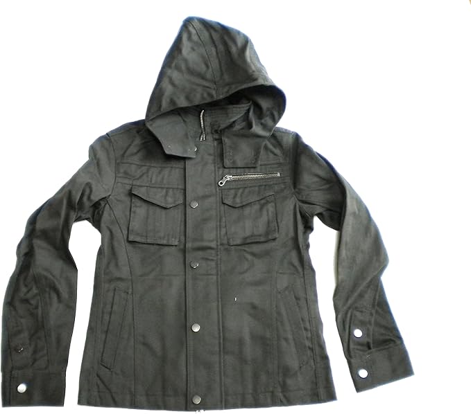 Amazon ハイダウェイニコル Hideaways Nicole フード付き ジャケット Wジップ カーキ色 メンズ サイズ46 M ニコル コート ジャケット 通販