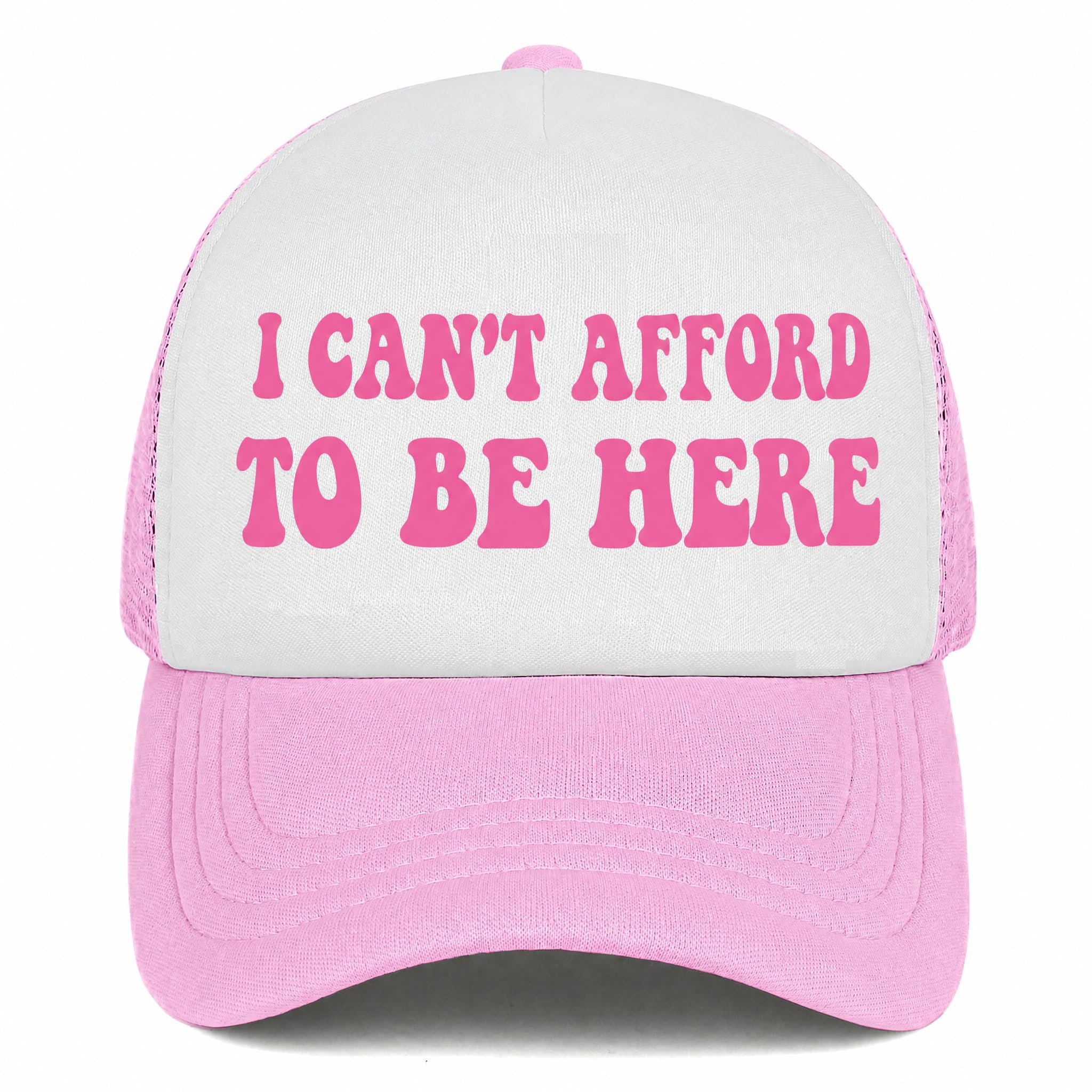 You Find It Offensive? I Find It Funny Trucker Hats for Women Pink Men Funny Slogan Pink Hats for Men