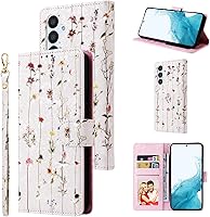 Vista 20 de UEEBAI Funda tipo billetera para Samsung Galaxy A16 4G/5G, cubierta de cuero PU con soporte, bloqueo RFID, funda flip con ranuras para tarjetas