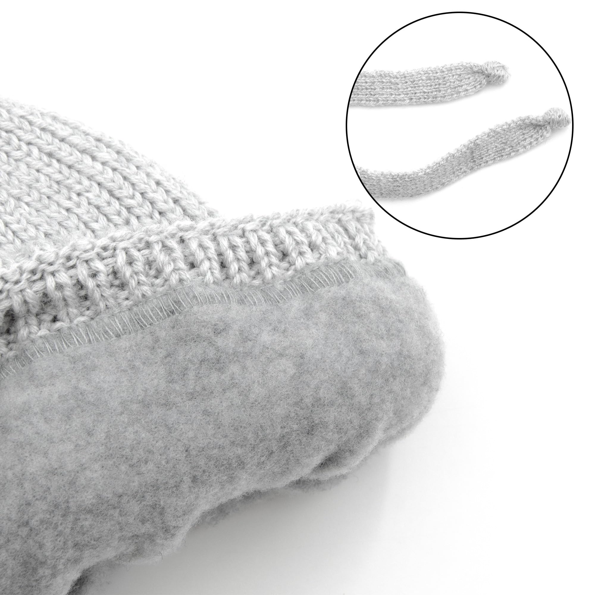 molti Winter Mütze mit Bommel und Rundschal für Kinder Beanie (12-24m), Schal (1-5 Jahre) aus 100% extrafeiner Merinowolle – warmes und weiches Strickset, OEKO-TEX® zertifiziert