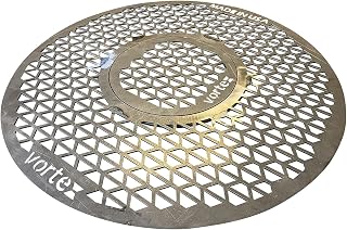 VORTEX (IN)DIRECT HEAT Grill Grate Replacement for 22 Kettle, UDS OR KAMADO Style Charcoal BBQS with Removable Searing Grate - 22 in
