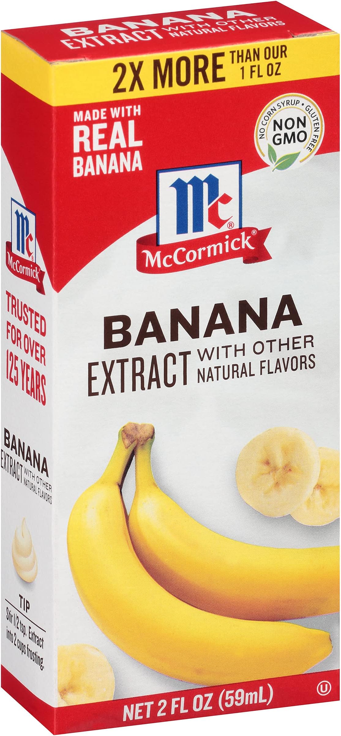 McCormick Banana Extract with Other Natural Flavors, 2 fl oz