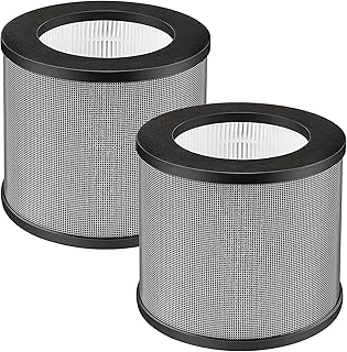 TT-AP006 Replacement Filter Compatible with TaoTronics TT-AP006, 3-in-1 H13 True HEPA Filter and High-Efficiency Activated Carbon Filter, 2-Pack TT-AP006 Filters