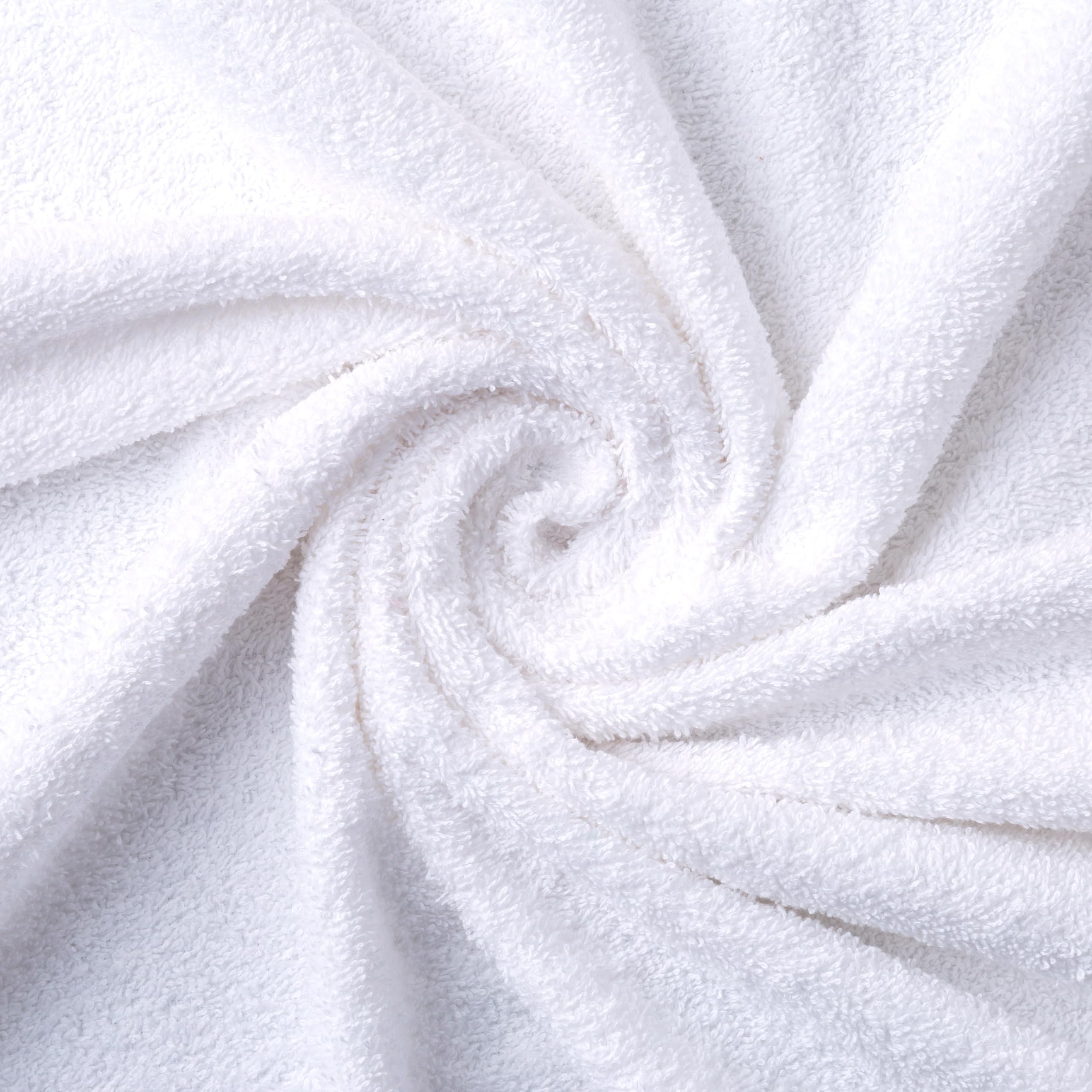 Todocama - Juego de 12 Toallas de Mano (30x30 cm) 100% Algodón Suave y Absorbente, 550 gsm Premium, (Blanco) - 3
