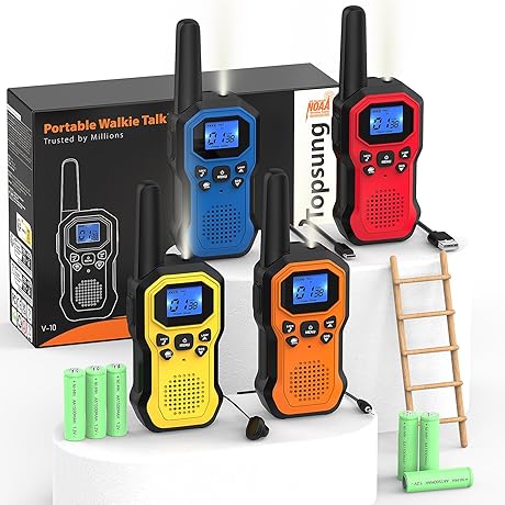 4-Pack Walkie Talkies with 20-Mile Range: Your Ultimate Adventure Companion