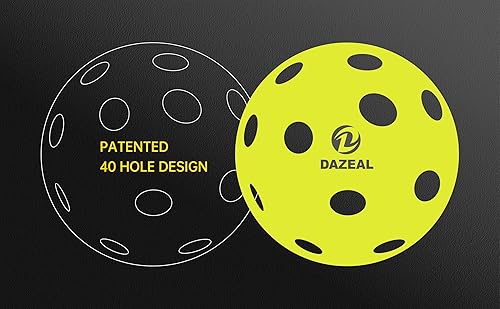 Miniatura 7 de 40-Hole USAPA Pickleballs  Durable Outdoor Balls for Clubs & Beginners, Precision Drilled Holes & Seamless Design for Consistent Performance