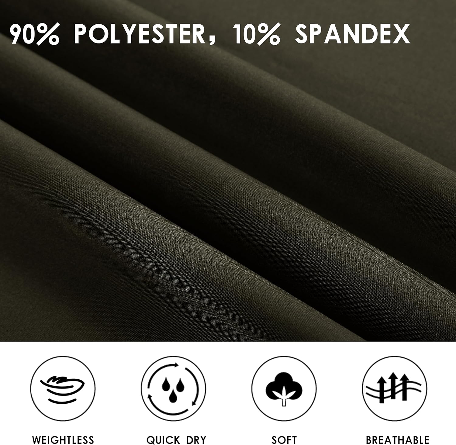 Womens Mid Waisted Dolphin Athletic Shorts for Women 4" Lightweight High Split for Gym Workout with Liner Quick Dry - Image 5