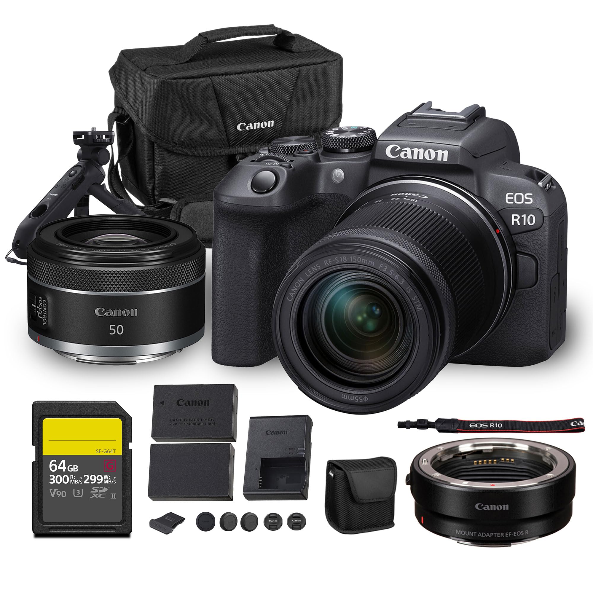 Amazon.com : Canon EOS R10 Mirrorless Camera Kit | 24.2MP APS-C