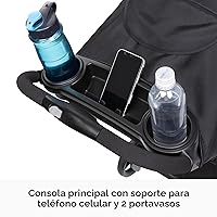 Vista 10 de Baby Trend Sit N' Stand® Double 2.0 Cochecito, Dash Black