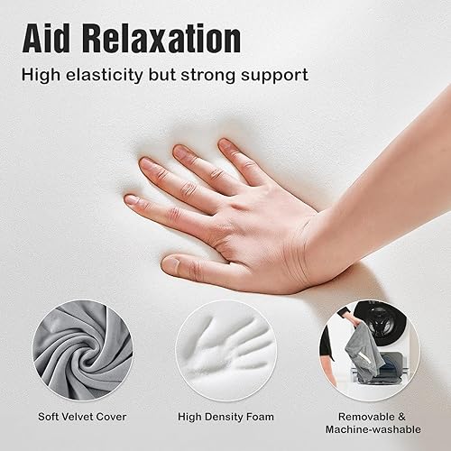 Miniatura 5 de LightEase Almohada de Espuma Viscoelástica para Soporte y Elevación de Piernas, Rodillas, Tobillos y Pies para Recuperación de Cirugía