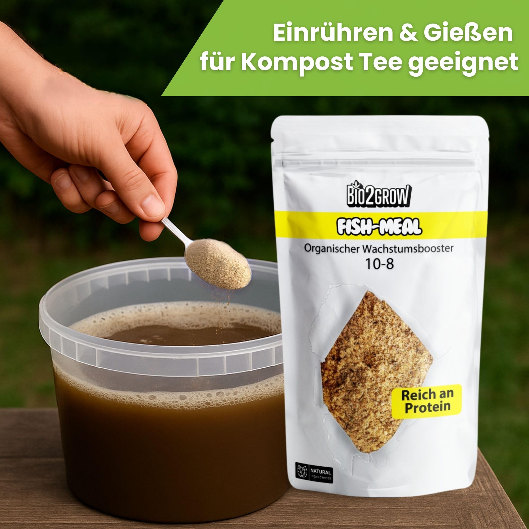 Fish Meal 3,5KG – Natürlicher Fischmehl Dünger – Organischer Stickstoff & Phosphor – Für Wachstum & Blüte
