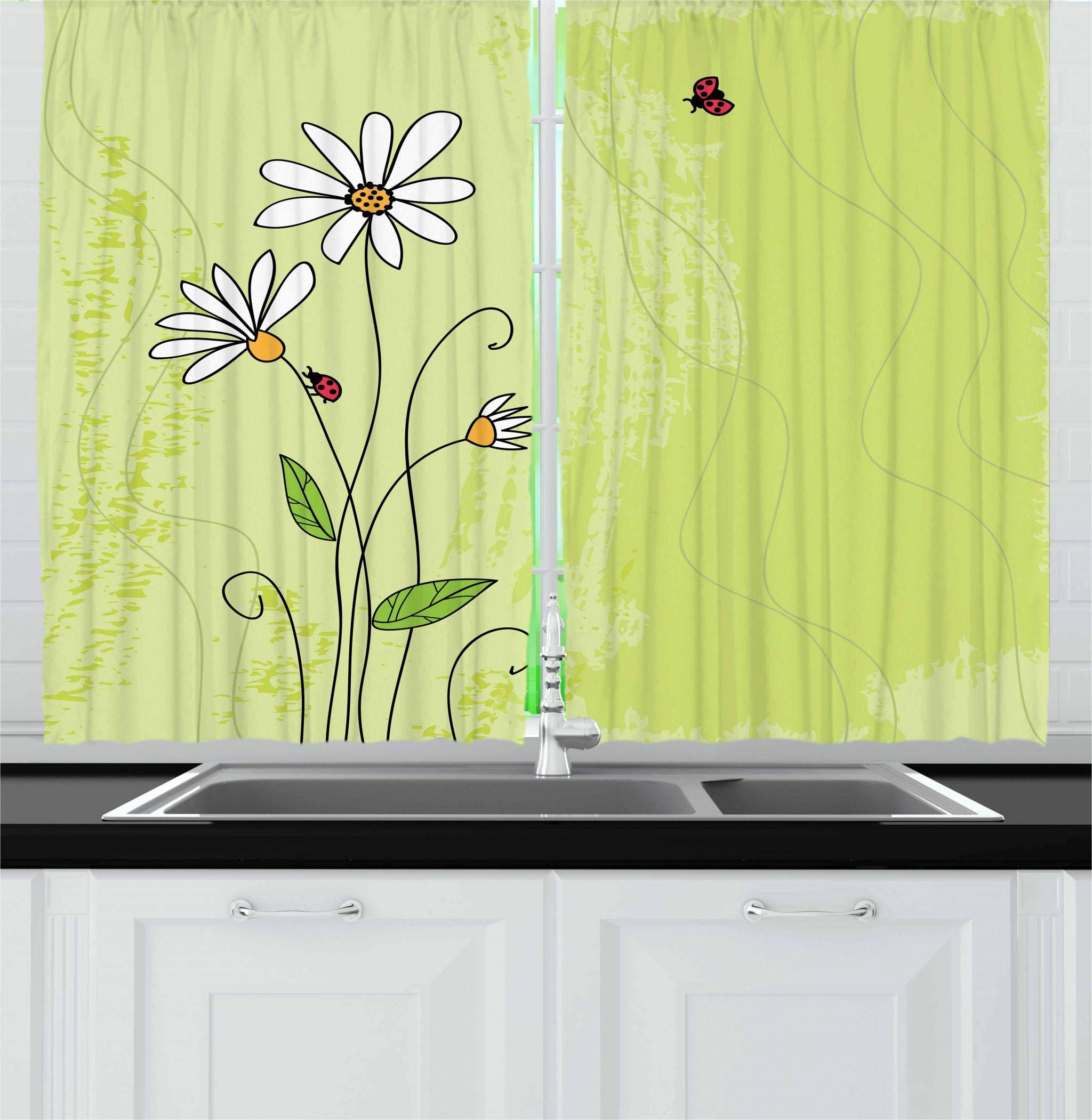 Daisy Kitchen Curtains Curtains & Drapes 2023