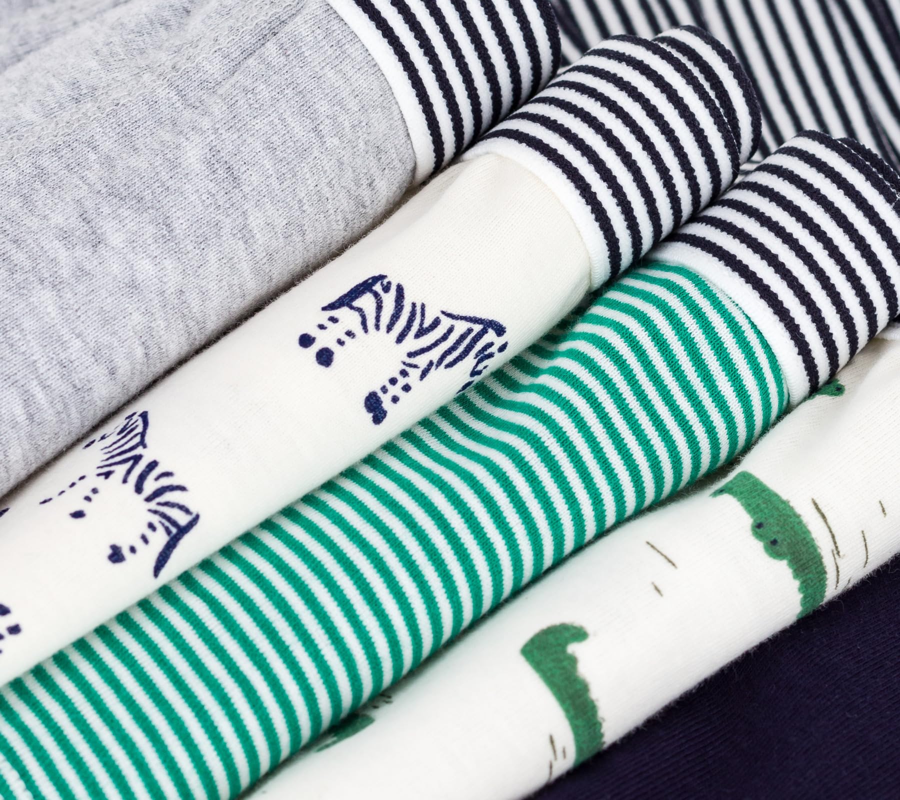 Petit Bateau - Juego de Boxers Infantiles de algodón con Estampado de Animales, Multicolor, 12 años