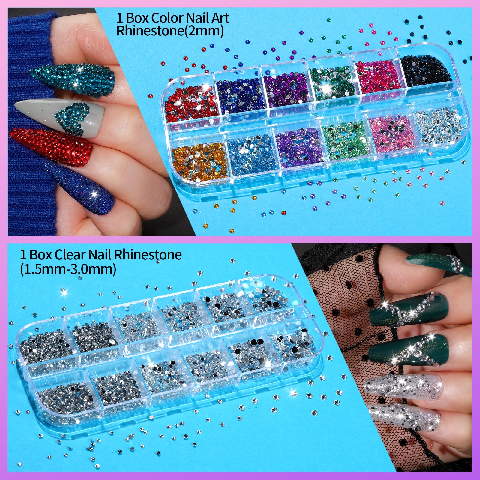 Amazon.com: Teenitor Nail Art Kit, Nail Design Kit, Nail Art  display picture 1