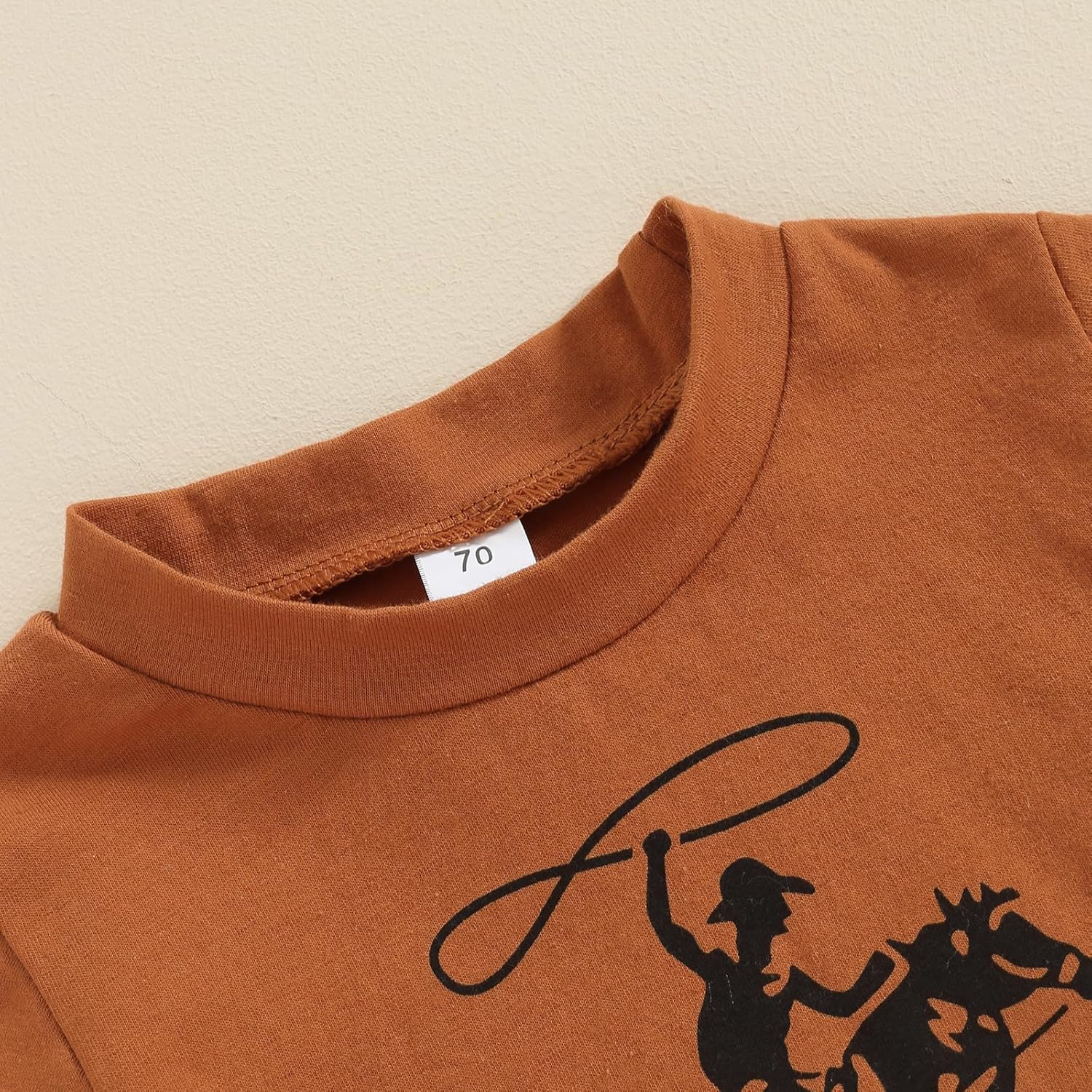 Western Baby Boy Clothes Highland Cow Farm Print T-shirt Casual Shorts Toddler Summer Country Cowboy Clothes Outfit - Image 4