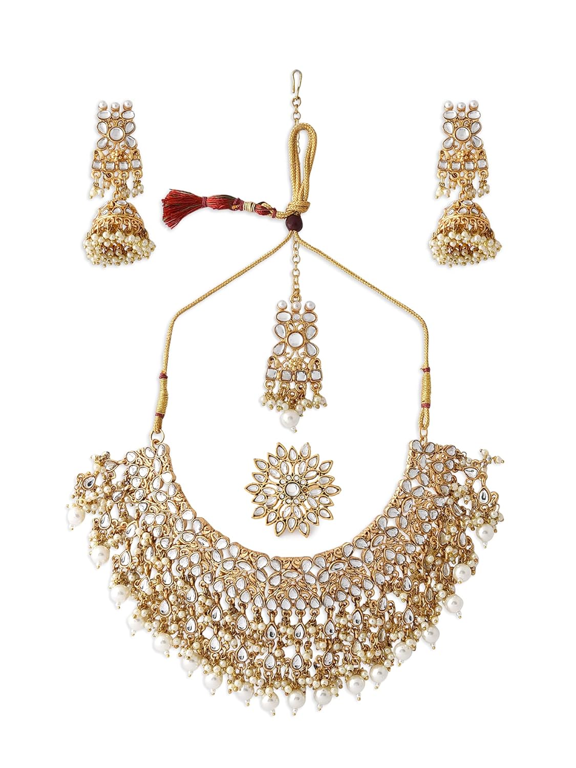 Zaveri pearls choker Clearance