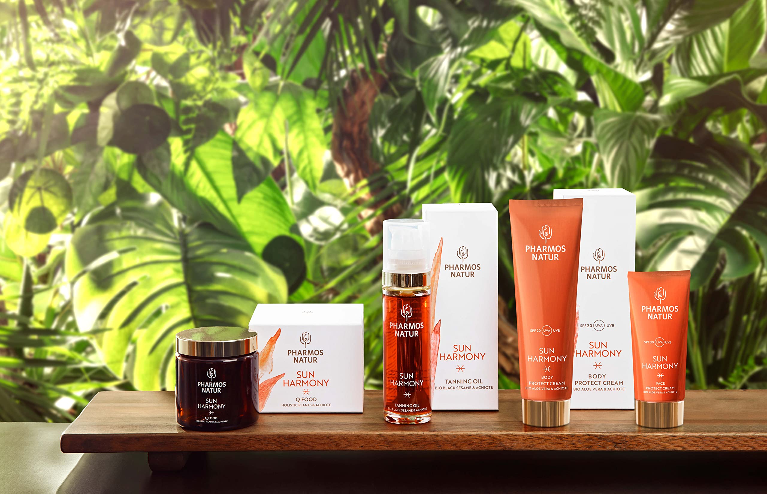 Gesichtscreme Sonnenschutz mit Aloe Vera - Pharmos Natur Sun Harmony Bio Face Protect Cream LSF 30 - Sonnencreme für das Gesicht 50 ml – Sunscreen moisturizer SPF 30