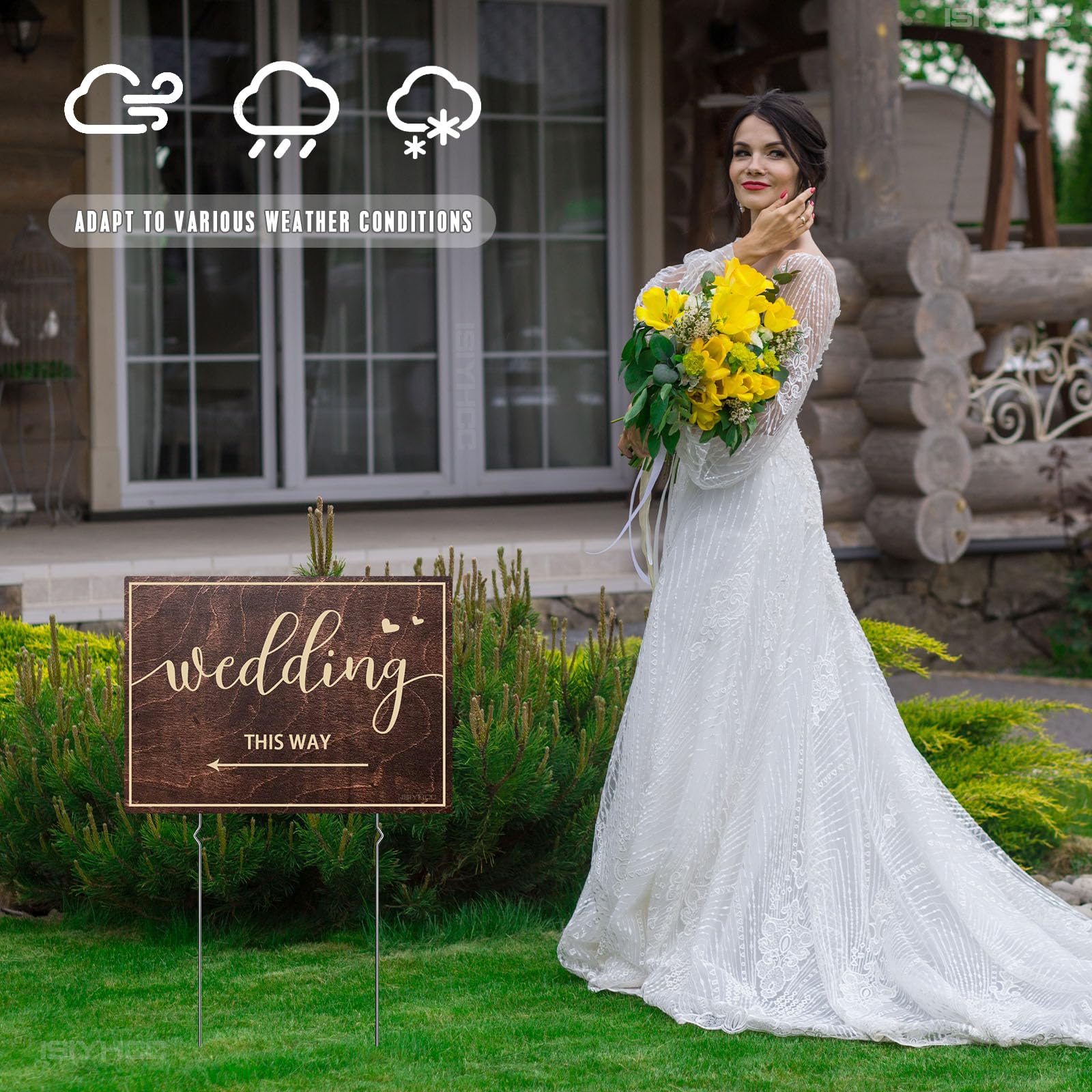 Cartel de boda de esta manera