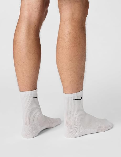 NIKE Herren Unisex U Nk Everyday Ltwt Crew 3pr Crew-trainingssocken (3 Paar) (3er Pack) - 3
