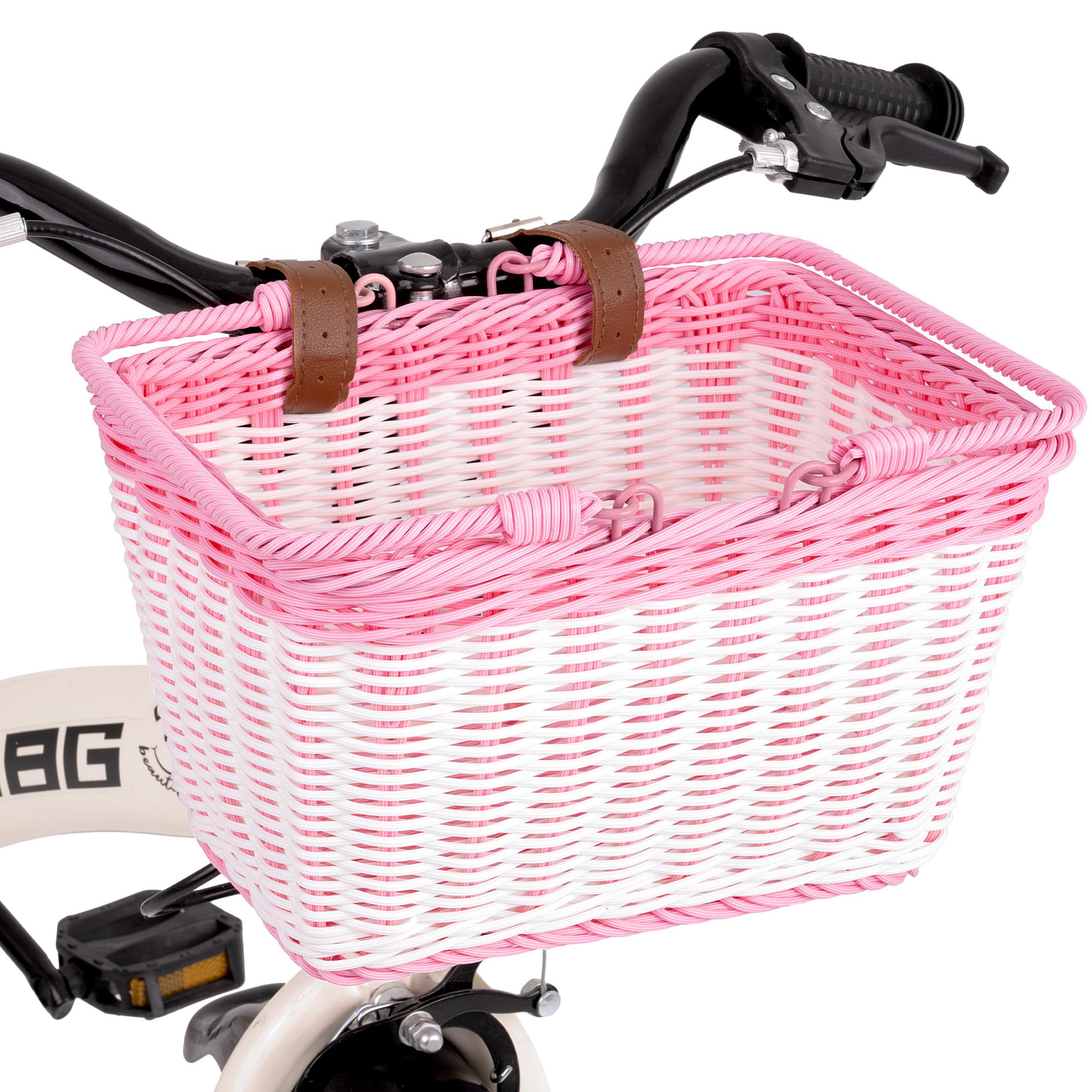 GRANNY SAYS Kids Bike Basket, Front Bicycle Bike Baskets for Kids, Small  Wicker Bike Basket for Boys and Girls, Small Wicker Basket for Bike, 9¾