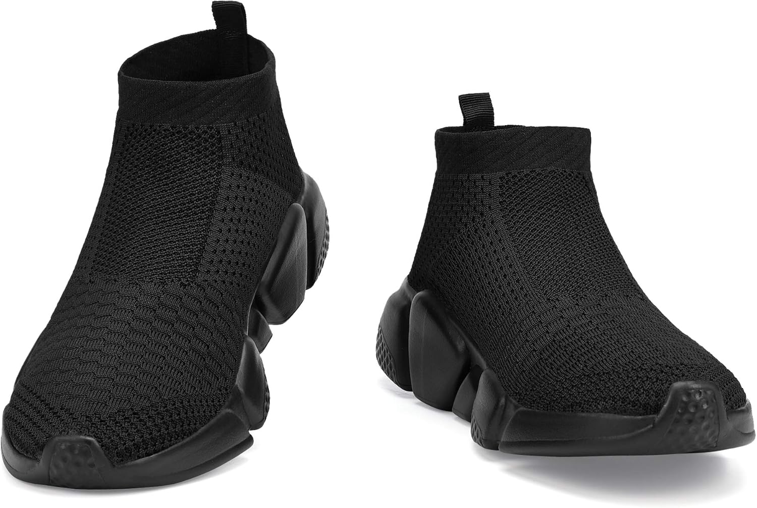 Casbeam Men's Running Knit Comfortable Lightweight Breathable Casual Sports Shoes Fashion Sneakers Slip-On Walking Shoes - Image 3