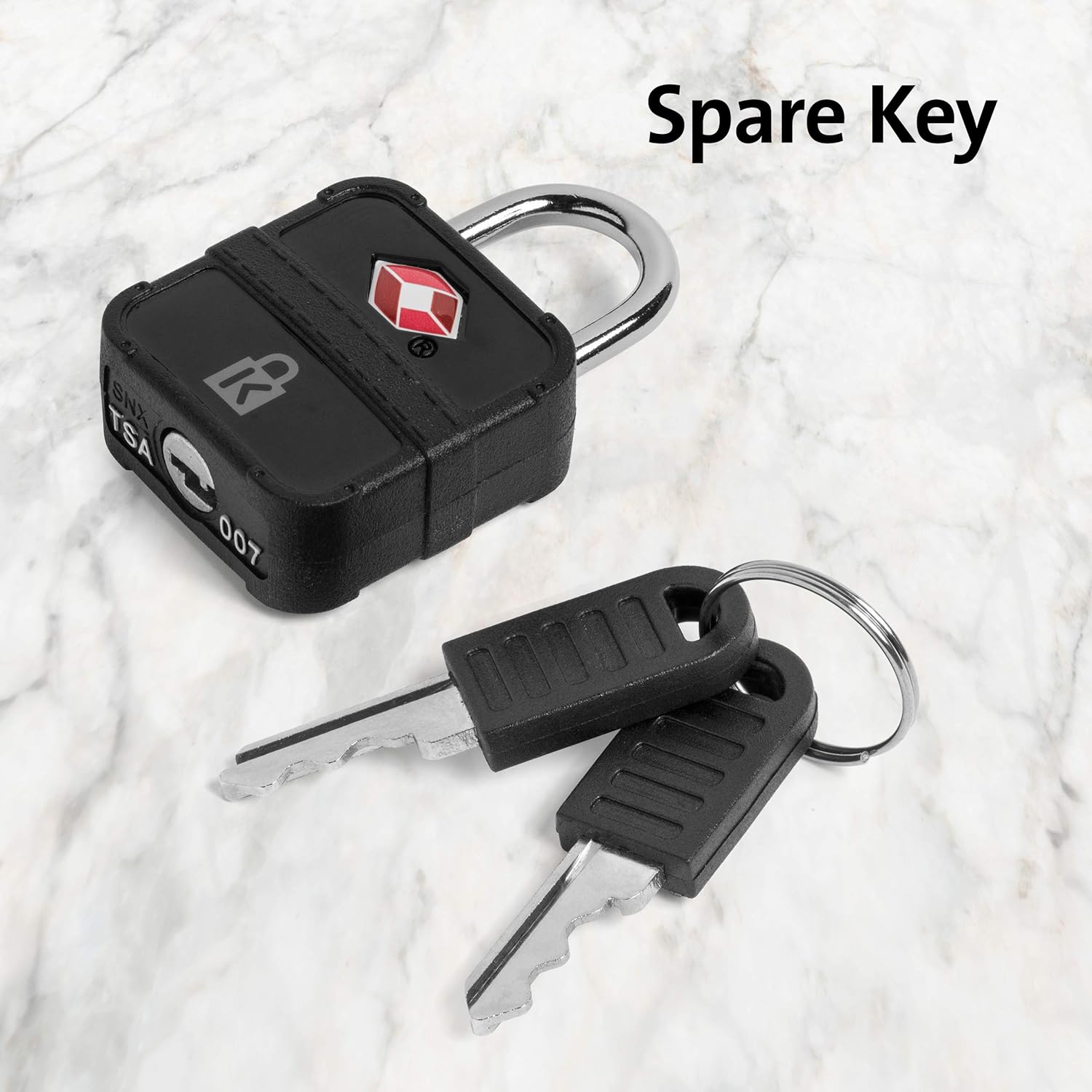 Kensington TSA Approved Keyed Luggage Lock — 4-Pack (K66102NA)